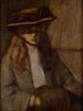Frau mit Pelzmantelmanschette - Raymond McIntyre — Ansicht des Kunstwerks