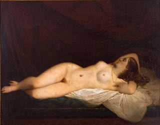 Odalisque orientale - Raymond Monvoisin — Ansicht des Kunstwerks