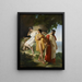 Télémaque und Eucharis - Raymond Monvoisin — gerahmtes Bild an der Wand