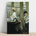 Reproduktion des Gemäldes Reading the News - James Tissot