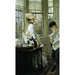 Reproduktion des Gemäldes Reading the News - James Tissot
