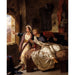 Reproduktion des Gemäldes Rebecca und der verletzte Ivanhoé - Eugène Delacroix