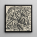 Erntende Kartoffelbauern bei der Arbeit auf den Feldern - Leo Gestel — Wandpräsentation des Kunstwerks