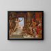 Joseph interpretiert den Traum des Pharao - Reginald Arthur — gerahmtes Bild an der Wand
