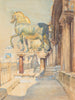 Die Pferde von San Marco in Venedig - Reginald Barratt — Ansicht des Kunstwerks