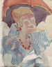 Die Frau mit dem Sonnenschirm - Reijer Stolk — Ansicht des Kunstwerks