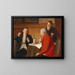 Ein gutes Glas - Reinhard Sebastian Zimmermann — gerahmtes Bild an der Wand
