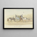 Chariot de ravitaillement en route pour Offenburg - Reinhold Braun — gerahmtes Bild an der Wand
