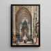 L'intérieur de Saint-Étienne avec le maître-autel et le personnel figuratif - Reinhold Völkel — Ansicht des Kunstwerks