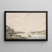 Vue sur le port de Curaçao - Reinier Frederik baron van Raders — gerahmtes Bild an der Wand
