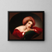 Portrait idealisiert - Rembrandt Peale — gerahmtes Bild an der Wand