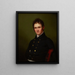 Portrait des Kommandanten Lewis Warrington - Rembrandt Peale — gerahmtes Bild an der Wand