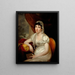 Portrait von Jane Griffith Koch - Rembrandt Peale — gerahmtes Bild an der Wand