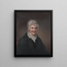 Portrait de Mary Lord - Rembrandt Peale — gerahmtes Bild an der Wand