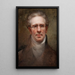 Selbstporträt - Rembrandt Peale — gerahmtes Bild an der Wand