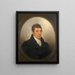 The Marquis de Lafayette - Rembrandt Peale — gerahmtes Bild an der Wand