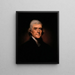 Thomas Jefferson - Rembrandt Peale — gerahmtes Bild an der Wand