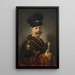 Ein edler Pole - Rembrandt van Rijn — gerahmtes Bild an der Wand