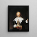 Agatha Bas - Rembrandt van Rijn — gerahmtes Bild an der Wand