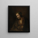 Hendrickje Stoffels 1626-1663 - Rembrandt van Rijn — gerahmtes Bild an der Wand