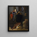 Minerve - Rembrandt van Rijn — gerahmtes Bild an der Wand