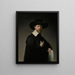 Portrait de Marten Looten - Rembrandt van Rijn — gerahmtes Bild an der Wand