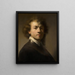 Portrait de Rembrandt avec un gorgerin - Rembrandt van Rijn — gerahmtes Bild an der Wand