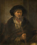 Portrait eines alten Mannes - Rembrandt van Rijn — Ansicht des Kunstwerks