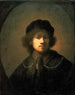 Portrait des Künstlers als junger Mann - Rembrandt van Rijn — Ansicht des Kunstwerks