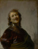 Rembrandt lachend - Rembrandt van Rijn — Ansicht des Kunstwerks