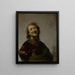 Rembrandt lachend - Rembrandt van Rijn — gerahmtes Bild an der Wand