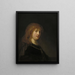Saskia van Uylenburgh, die Ehefrau des Künstlers - Rembrandt van Rijn — gerahmtes Bild an der Wand