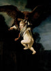 L'enlèvement de Ganymède - Rembrandt van Rijn — Ansicht des Kunstwerks
