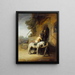 Der gute Samariter - Rembrandt van Rijn — gerahmtes Bild an der Wand