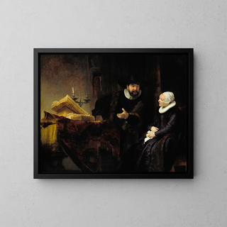 Rembrandt van Rijn - The Mennonite Preacher Anslo and his Wife.webp