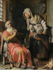 Tobie und Anna mit dem Kind - Rembrandt van Rijn — Ansicht des Kunstwerks