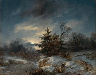 Remigius Adrianus van Haanen - A Winter Evening.webp
