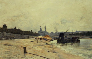 Ren Billotte - Le pont de lAlma et lancien Trocadro vus du quai dOrsay.webp