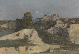 Ren Billotte - The Stone Quarry of Nanterre by Moonlight.webp