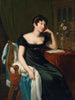 Portrait der Lady Morgan Sydney Owenson 1776-1859 Schriftstellerin - René Théodore Berthon — Ansicht des Kunstwerks