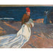 Reproduktion des Gemäldes Rentrant la voile, plage de Valence - Joaquín Sorolla