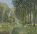 Repos am Bach im Wald - Alfred Sisley — Ansicht des Kunstwerks
