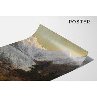 Reproduction Au glacier du Morteratsch - Edward Theodore Compton