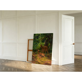 Reproduction Biches et cerf au repos - Rosa Bonheur