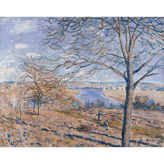 Reproduction Bords du Loing, effet d'automne - Alfred Sisley