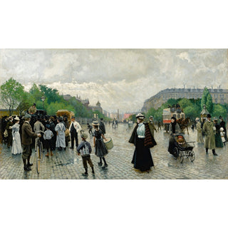Reproduction Ce qui se passe à Copenhague - Paul Fischer