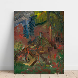 Reproduction Chasseur au repos - Arnold Peter Weisz-Kubínčan