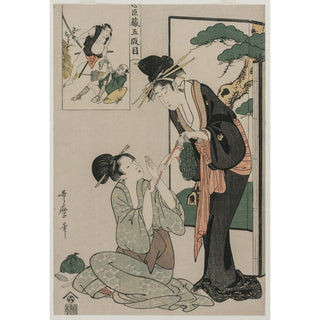 Reproduction Chushingura - Act V of The Storehouse of Loyalty - Kitagawa Utamaro