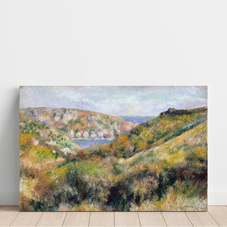 Reproduction Collines autour de la baie de Moulin Huet, Guernesey - Pierre-Auguste Renoir