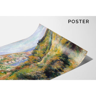 Reproduction Collines autour de la baie de Moulin Huet, Guernesey - Pierre-Auguste Renoir